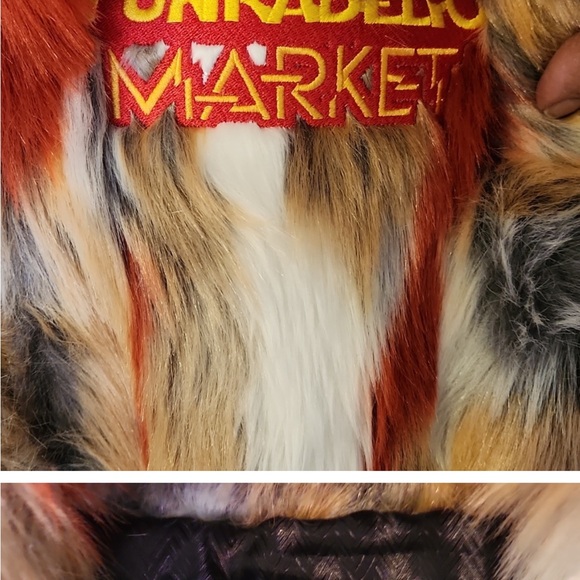 Funkadelic Chinatown Market collaboration fuzzy coat NWT + rare tour shirt - Picture 5 of 12